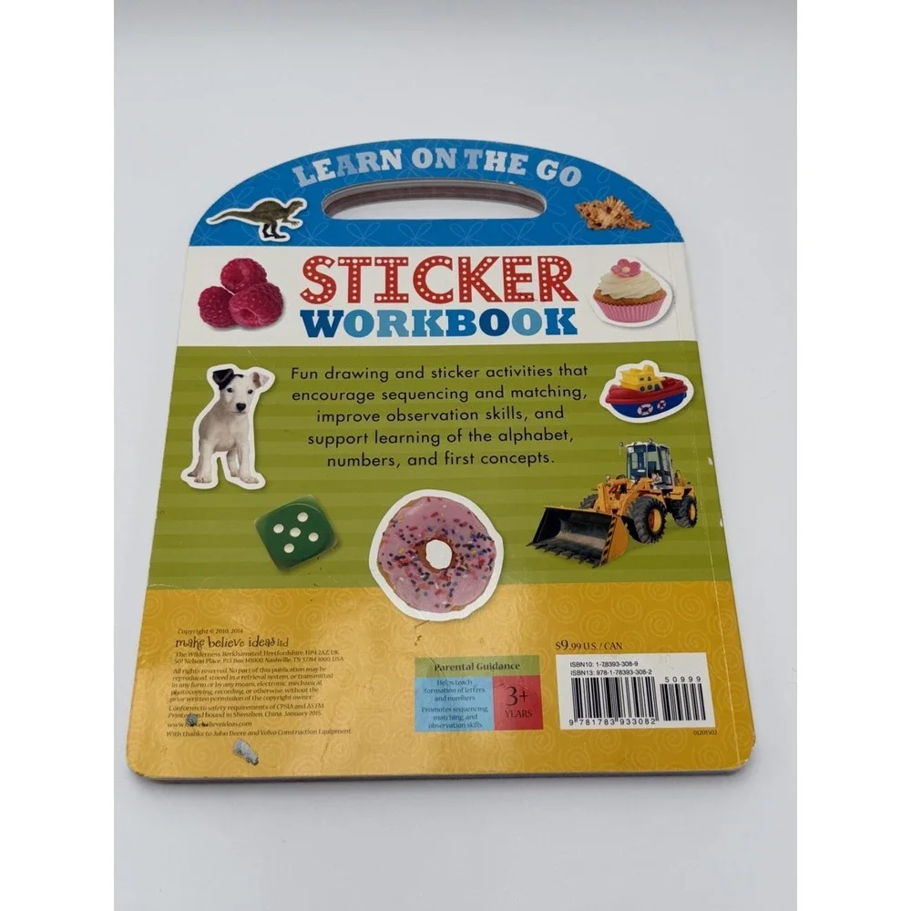 LEARN ON THE GO STICKER WORKBOOK By Make Believe Ideas